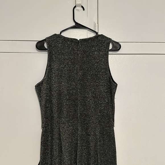 Michael by Michael Kors black/silver stretch jumpsuit - Picture 4 of 7